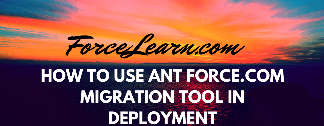 How to Connect ANT tool to salesforce org
