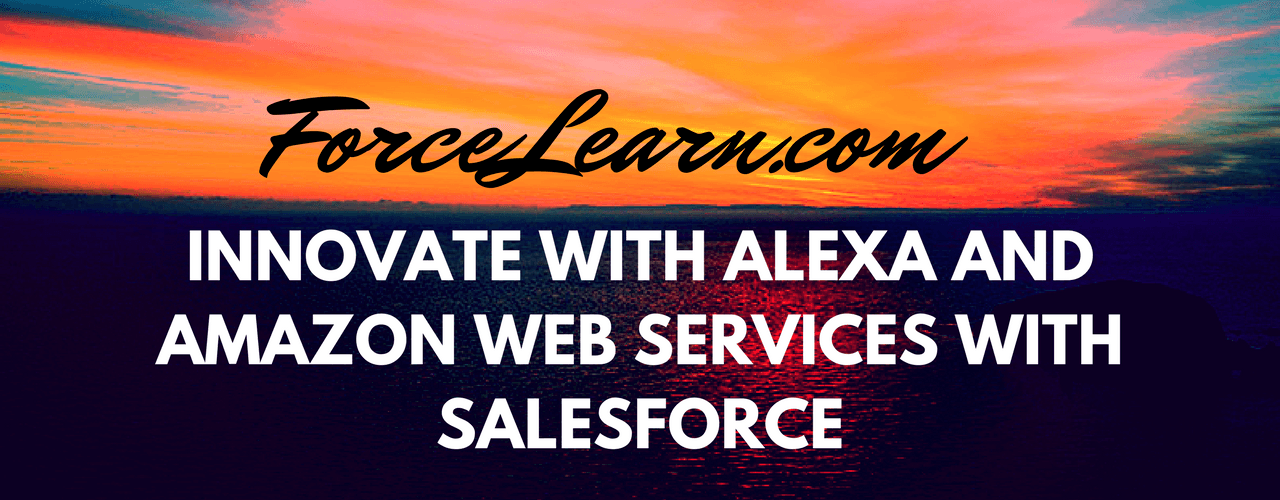 Innovate with Alexa with salesforce