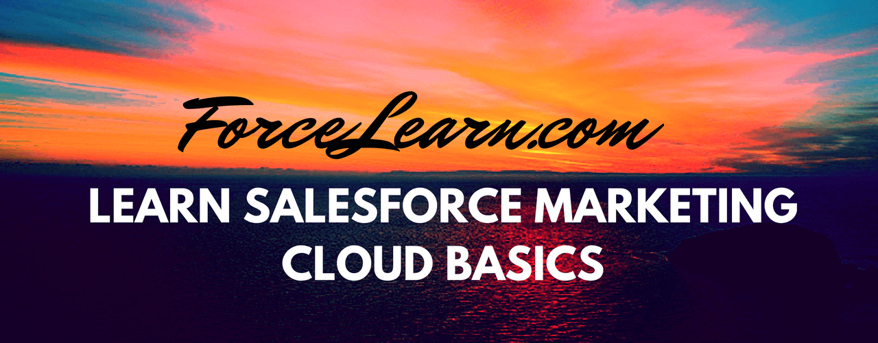 Learn Salesforce Marketing cloud Basics and Products